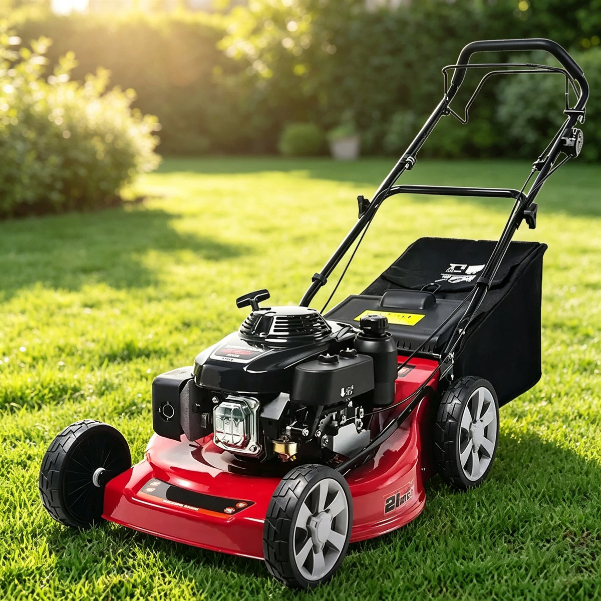 21-Inch Push-Type Gas Lawn Mower — view 1